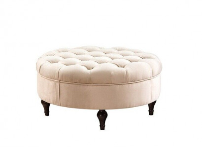 Klassischer Hocker Retro Rustikal Fußhocker Ottomane Sitzbank Bank FL-P2A